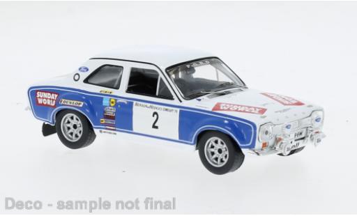Diecast model cars Ford Escort MK1 MK I RS #2 1/43 IXO
