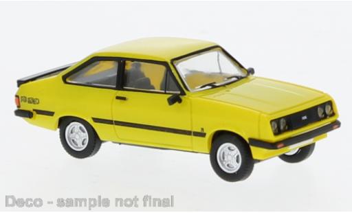 Diecast model cars Ford Escort Berlina MK II R yellow 1/87 PCX87