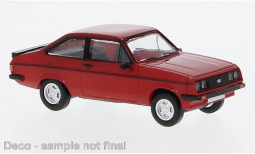 Diecast model cars Ford Escort Berlina MK II R red 1/87 PCX87