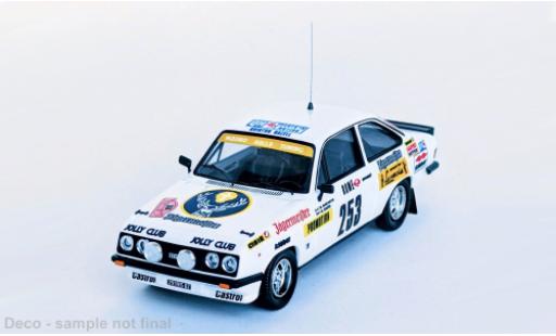 Diecast model cars Ford Escort RS 2000 MK II Rally Monte Carlo 1980 #253 M.Marchesini/G.Caorsi 1/43 Trofeu