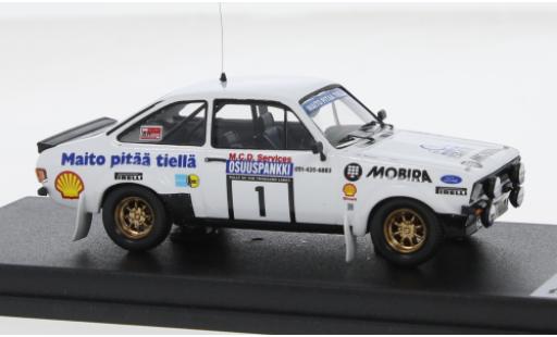 Diecast model cars Ford Escort RS MK II Rally WM 1000 Lakes Rally 1982 A.Vatanen/T.Harryman 1/43 Trofeu
