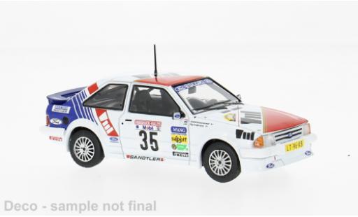 Diecast model cars Ford Escort RS Turbo MK III Hunsr&Atilde;&frac14;ck Rally 1985 #35 S.Andervang/A.Schoonenwolf 1/43 IXO