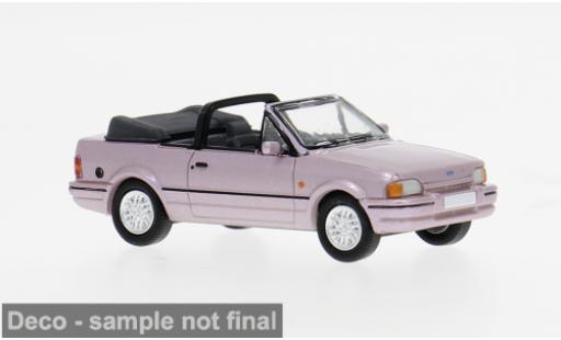 Diecast model cars Ford Escort Cabriolet MK IV Convertible purple 1986 1/87 PCX87