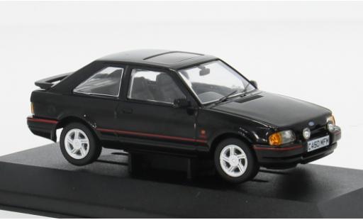 Diecast model cars Ford Escort XR3i Mk IV black/red 1986 1/43 Corgi