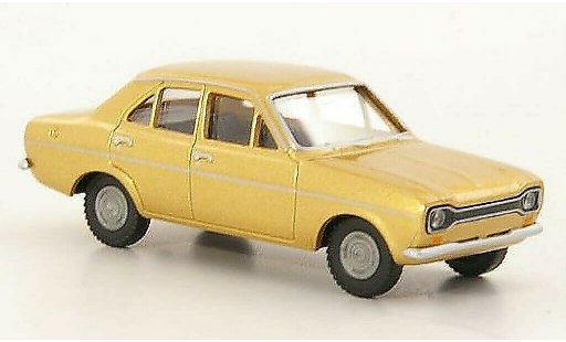 Ford Escort MK1 1/87 Wiking MkI gold 4-turig diecast model cars
