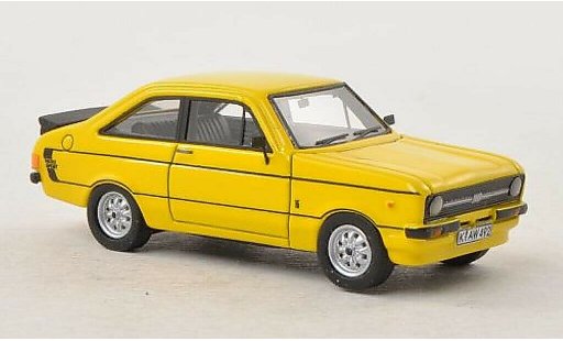 Ford Escort Sport 1/87 Neo MKII 1600 yellow RHD 1978 diecast model cars