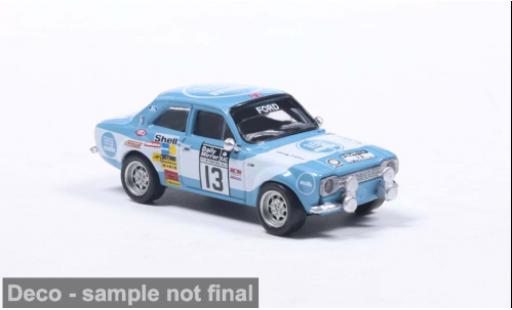 Diecast model cars Ford Escort RS 1800 MKI Rally RAC Lombard 1973 #13 T.Makinen 1/87 Brekina