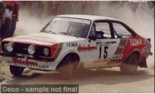 Diecast model cars Ford Escort RS 1800 Rally Portugal 1983 #15 J.Santos/M.Oliveira 1/43 Vitesse
