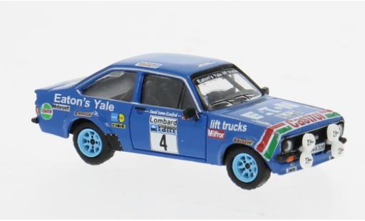 Diecast model cars Ford Escort RS 1800 Rally RAC Lombard 1978 #4 H.Mikkola 1/87 Brekina