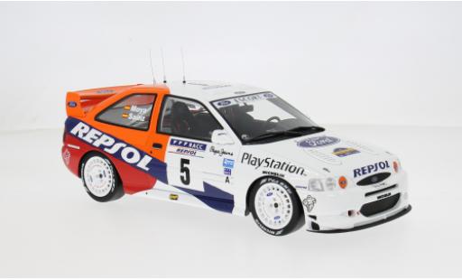 Diecast model cars Ford Escort WRC Rally Catalunya 1997 #5 C.Sainz/L.Moya 1/18 Ottomobile