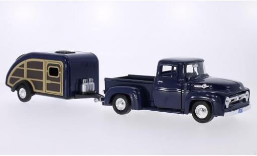 Diecast model cars Ford F-100 Pickup 00 bla 1/24 Motormax