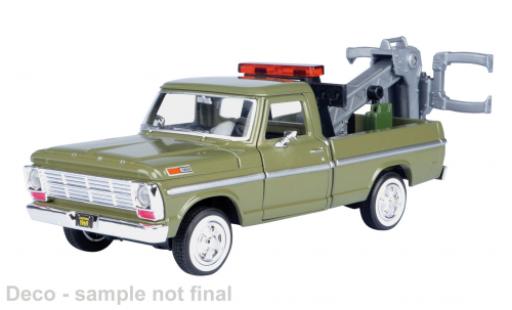 Diecast model cars Ford F-100 Pickup 00 green 1969 1/24 Motormax