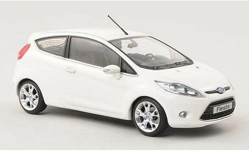 Ford Fiesta ST 1/43 Minichamps Mk VII white 3-Turer 2008 diecast model cars