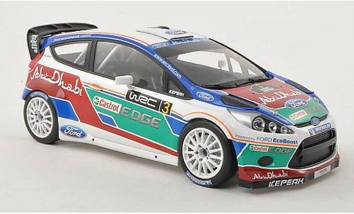 Ford Fiesta WRC 1/18 Minichamps No.3 Abu Dhabi Prasentationsfahrzeug 2011 diecast model cars