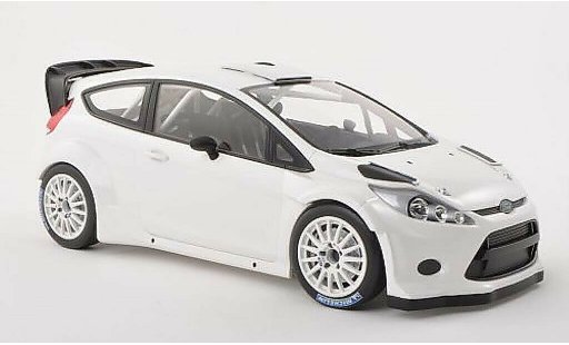 Ford Fiesta WRC 1/18 Minichamps Street white 2011 diecast model cars