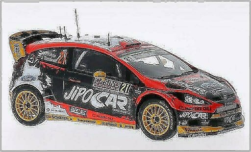 Ford Fiesta WRC 1/43 Spark No.21 Czech National Team Jipocar Rally Monte-Carlo 2015 /J.Tomanek diecast model cars