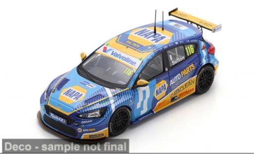 Diecast model cars Ford Focus BTCC 2025 #116 A.Sutton 1/43 Spark