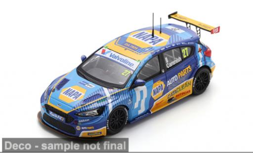 Diecast model cars Ford Focus BTCC 2025 #27 D.Cammish 1/43 Spark