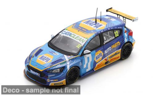 Diecast model cars Ford Focus BTCC 2025 #32 D.Rowbottom 1/43 Spark