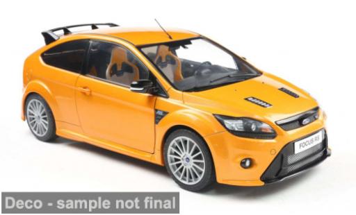 Diecast model cars Ford Focus RS MK2 orange 2009 1/18 Solido