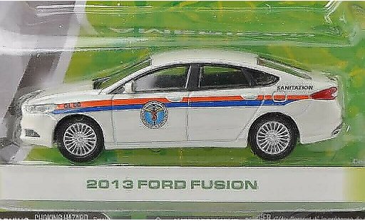 Ford Fusion Fleet 1/64 Greenlight N.Y. Department of Sanitation 2013 diecast model cars