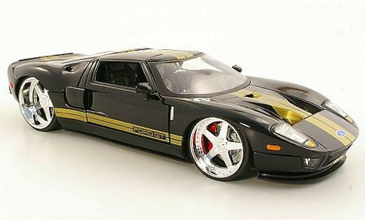 Ford GT Berlinetta 1/24 Jada Toys black/gold 2005 diecast model cars