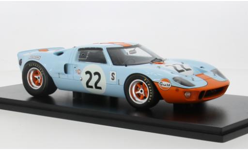 Diecast model cars Ford GT40 Mk I #22 1/18 Spark