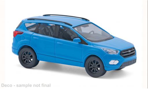 Diecast model cars Ford Kuga Berline blue 2017 1/87 Busch