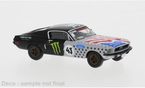 Diecast model cars Ford Mustang Hardtop 1968 Gymkhana tribute 1/87 Brekina