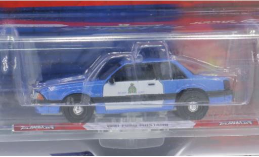 Diecast model cars Ford Mustang SSP 1991 Royal Canadian Mounted Police 1/64 Greenlight