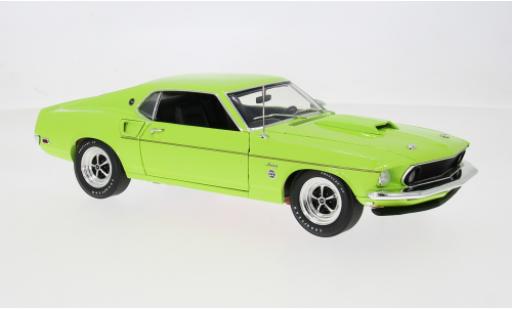 Diecast model cars Ford Mustang Hardtop 600 green 1969 1/18 ACME