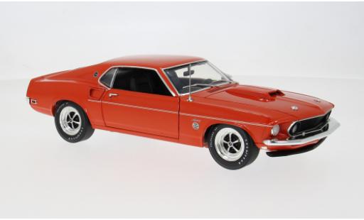 Diecast model cars Ford Mustang Hardtop 600 red 1969 1/18 ACME