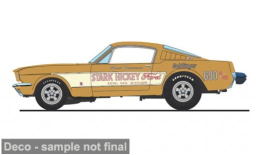 Diecast model cars Ford Mustang A/FX gold 1965 1/18 ACME