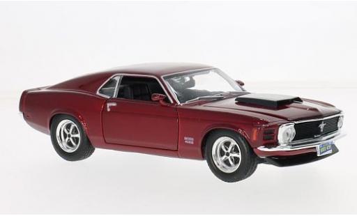 Diecast model cars Ford Mustang Boss 4 red 1/24 Motormax