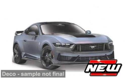 Diecast model cars Ford Mustang Dark Horse grey 1/24 Maisto