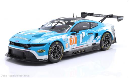 Diecast model cars Ford Mustang GT3 24h Daytona 2024 Porsche Penske Motorsport #77 B.Barker/R.Hardwick 1/18 IXO