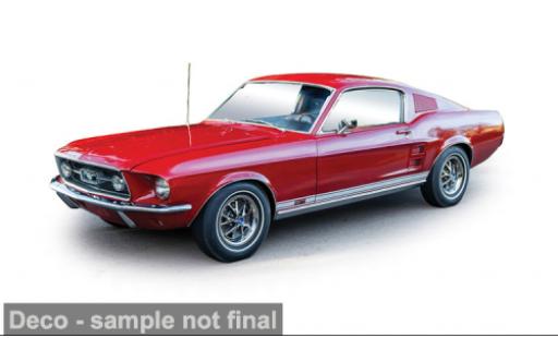 Diecast model cars Ford Mustang Fastback GTA red 1967 1/64 IXO America
