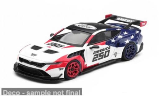 Diecast model cars Ford Mustang GTD 2026 AMERICA 250 1/64 Mini GT