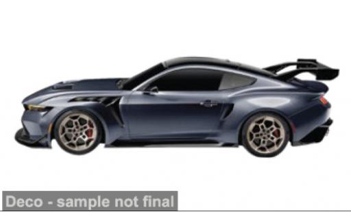 Diecast model cars Ford Mustang GTD grey 2025 1/64 Maisto