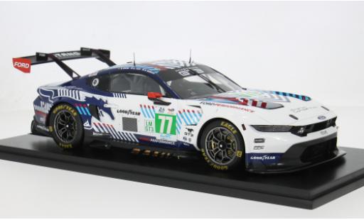 Diecast model cars Ford Mustang GT3 LMGT3 24h Le Mans 2025 #77 B.Sousa/B.Tuck 1/18 Spark