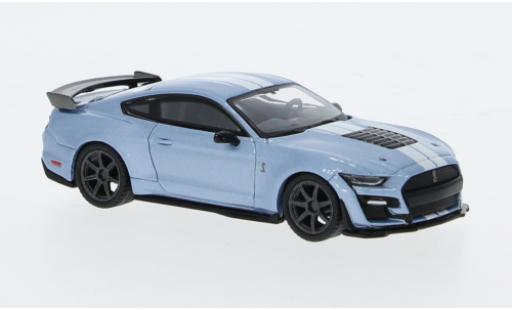 Diecast model cars Ford Mustang GT Shelby blue 1/64 Mini GT