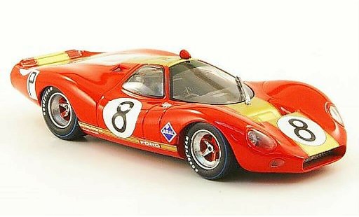 Ford P68 Alan Mann 1/43 Minichamps F3L No.8 Racing Irwin/Rodriguez 1000 Km Nurburgring 1968 diecast model cars
