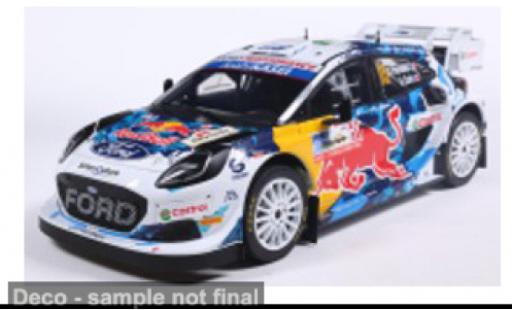 Diecast model cars Ford Puma Rally 1 Hyprid Rally Japan 2024 #16 A.Fourmaux/A.Coria 1/18 Solido