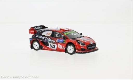 Diecast model cars Ford Puma Rally1 Rally Estonia 2025 #22 M.Sesks/R.Francis 1/43 IXO