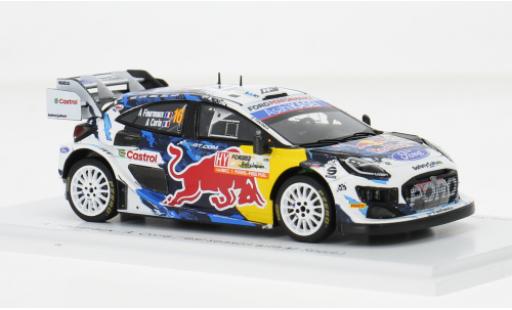 Diecast model cars Ford Puma Rally1 Rally Japan 2024 #16 A.Fourmaux/A.Coria 1/43 Spark