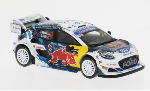 Diecast model cars Ford Puma Rally1 Rally Monte Carlo 2024 M-Sport World Rally Team #13 1/64 Mini GT
