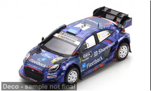 Diecast model cars Ford Puma Rally1 Rally Safari 2025 #9 J.Serderidis/F.Miclotte 1/43 Spark