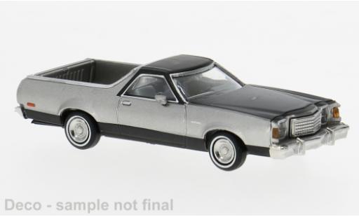 Diecast model cars Ford Ranchero 500 silver 1977 1/87 Brekina