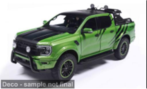 Diecast model cars Ford Ranger Raptor green/black 1/18 Solido