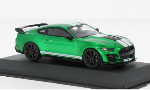 Diecast model cars Shelby Mustang Base Ford green/white 1/43 Solido